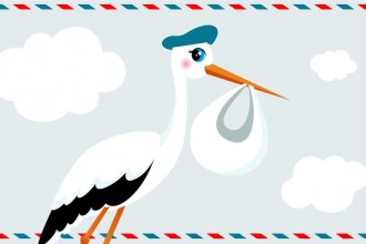 Here Comes the Stork - That Poore Baby is on it's Way!