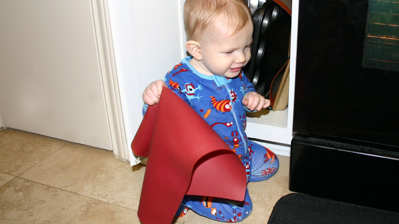 10 Months Old and Destroying the Kitchen