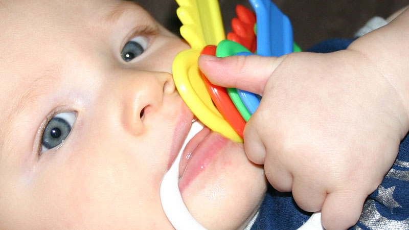 Baby Eats Keys