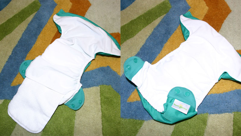 A Prepped bumGenius 4.0 Cloth Diaper - from a bumGenius review