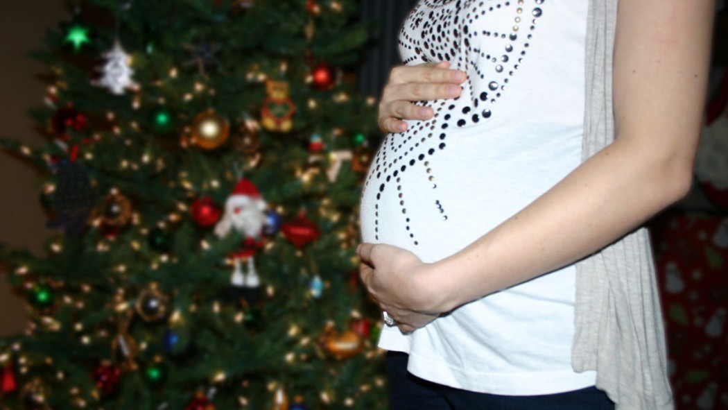 Pregnant at Christmas - That Poore Baby