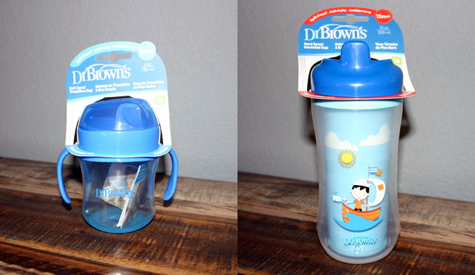 Dr. Brown's Soft Spout Transition Cup and Hard Spout Insulated Cup