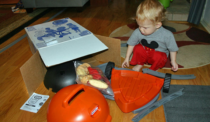 That Poore Baby Unpacking the Little Tikes Sizzle n Serve Grill