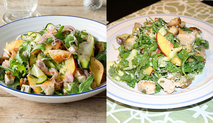 Chicken and Nectarine Panzanella meal kit from Hello Fresh