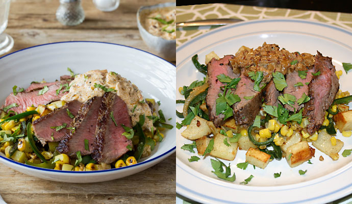 Seared Steak and Creamy Chipotle Pan Sauce meal kit from Hello Fresh