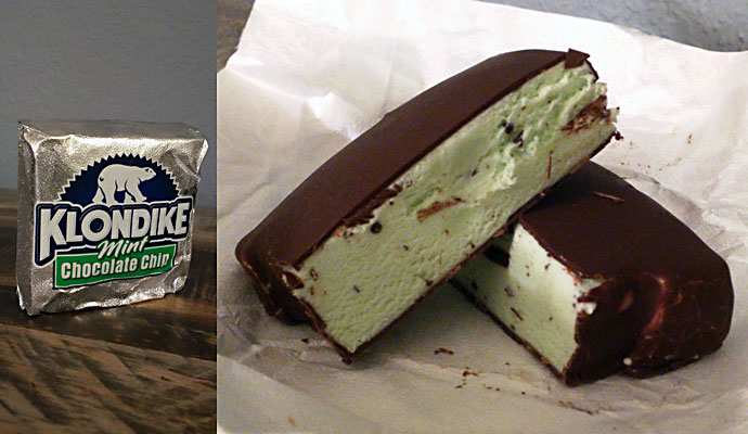 Klondike Mint Chocolate Chip Bar Review