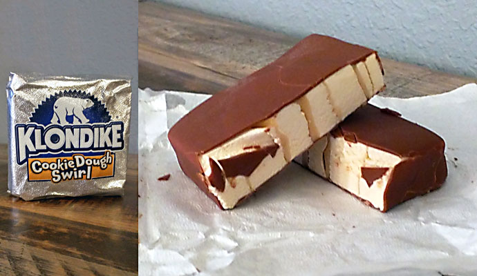 Klondike Cookie Dough Swirl Bar Review