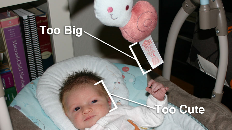 Labels on Baby Stuff are Too Big