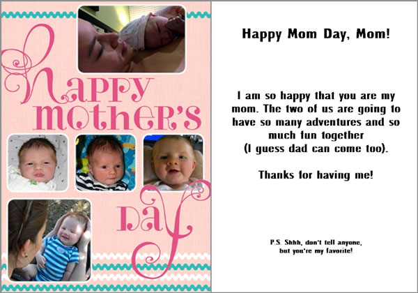 Mothers Day card from That Poore Baby