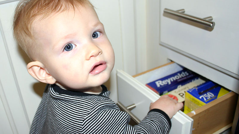 Aluminum Foil is Something We Forget to Baby Proof