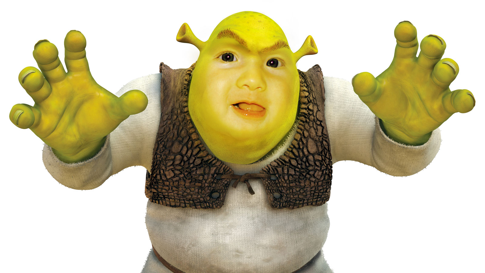 Popeye as Shrek