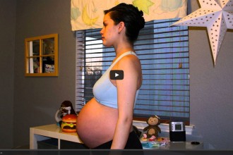 Pregnancy Time Lapse Video from That Poore Baby