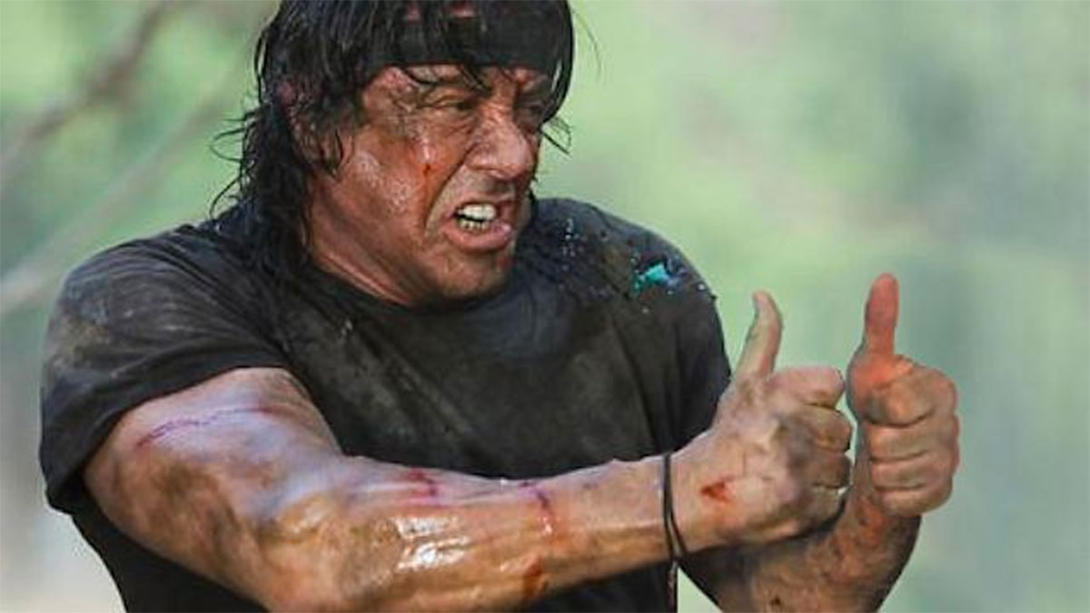 Sylvester Stallone from Thumbs and Ammo